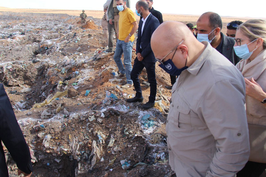 ICC Prosecutor Karim Khan visits the landfill site in Tarhunah, Libya, where over 250 have been identified across a number of mass graves. ICC Prosecutor Karim Khan visits the landfill site in Tarhunah, Libya, where over 250 have been identified across a number of mass graves.