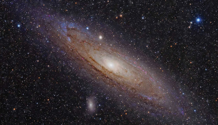 A galaxy 3 million light years away from Earth A galaxy 3 million light years away from Earth
