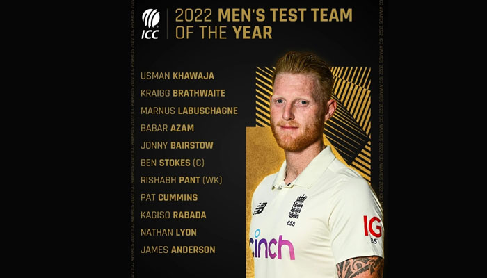 ICC Test Team of the Year Announced