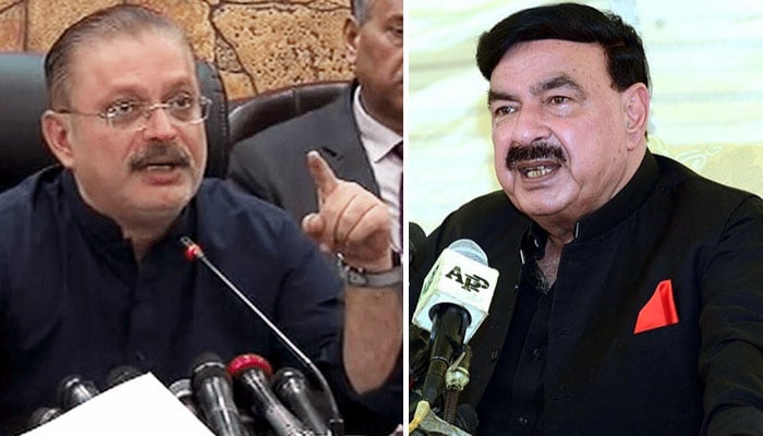 Sharjeel Memon also responded to Sheikh Rasheed's accusations against Asif Zardari File photo