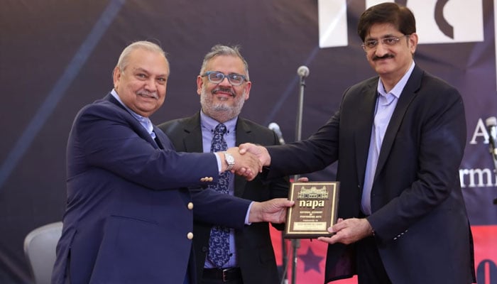 Napa Academy is working hard for the betterment of the society, Chief Minister Sindh Photo courtesy of Napa