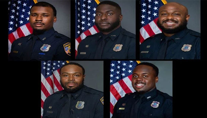 America, 5 black police officers accused of killing a black man