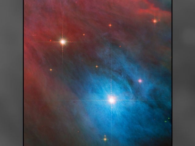 Image of variable stars 1450 light-years away from Earth