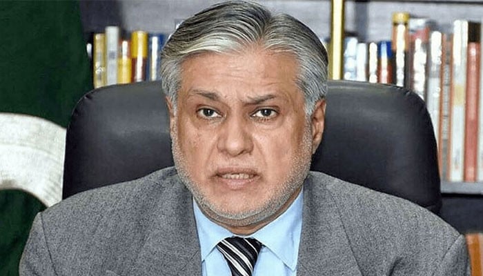 Ishaq Dar's refusal to answer a question about the tenure of the National Assembly