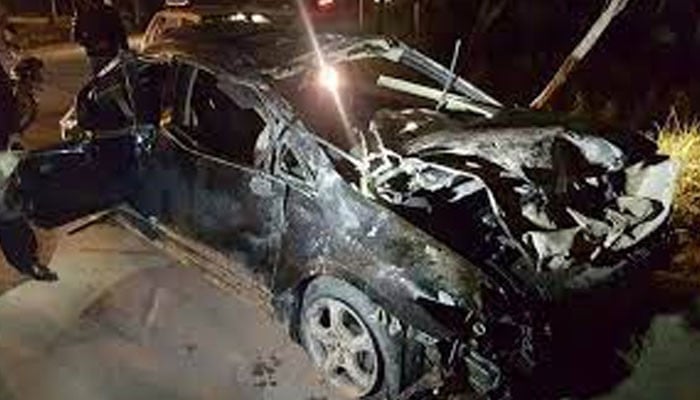 Karachi, collision between racing cars, 2 people injured