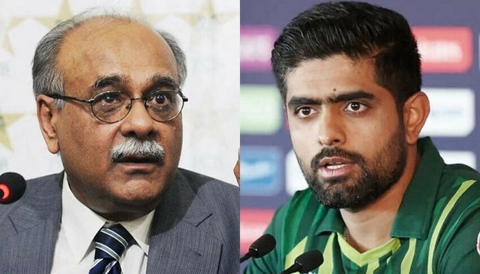 Najam Sethi's Babar Azam congratulates in an interesting way