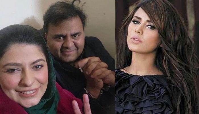 Ayan Ali's comment on the picture of Fawad Chaudhry and his wife