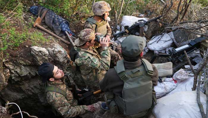 11 Syrian soldiers were killed in the attack by the extremist organization A checkpoint of Syrian soldiers that was the target of the attack.