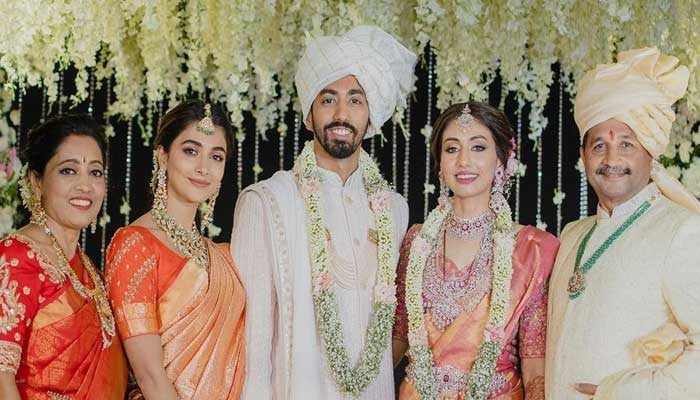 Salman Khan attends Pooja Hegde's brother's wedding ceremony