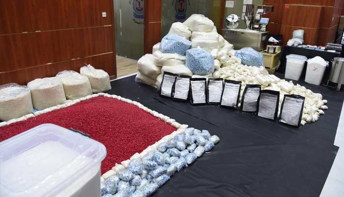 The largest drug shipment in the country's history was recovered in Kuwait The largest drug shipment in the country's history was recovered in Kuwait