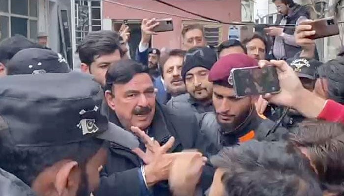 During detention, Sheikh Rasheed During detention, Sheikh Rasheed