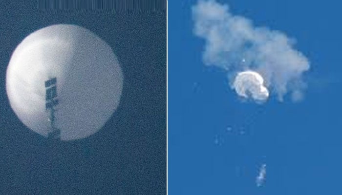 A US fighter jet shot down a Chinese balloon Google Photos