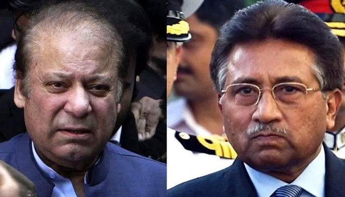 Nawaz Sharif expressed his grief over the death of Pervez Musharraf —File photo
