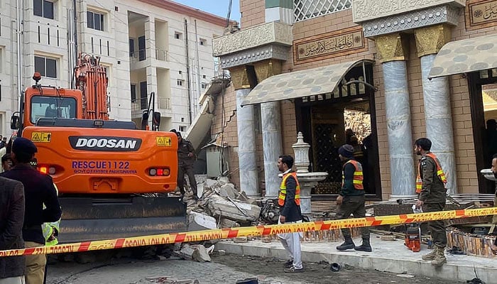 Peshawar Police Lines issued new orders to enter the mosque File photo