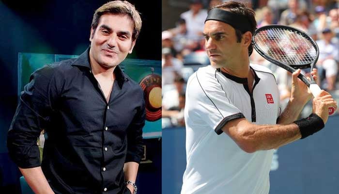 Arbaaz Khan became tennis star Roger Federer