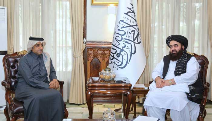 Special Representative of Qatar meets with Taliban Foreign Minister Special Representative of Qatar meets with Taliban Foreign Minister