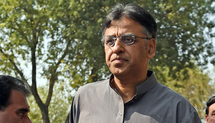 Prepare to vacate the room of Raja Riaz Leader of Opposition, Asad Umar Asad Umar—File photo