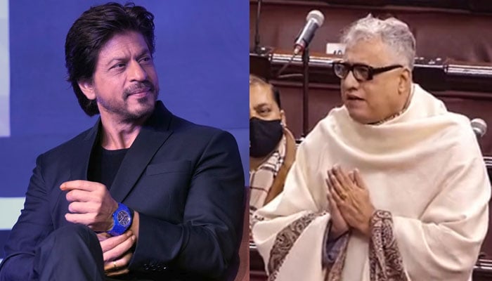 Shah Rukh Khan was praised in the Indian Parliament File photo