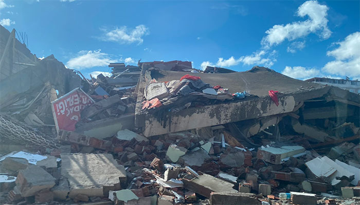The death toll from the earthquake in Turkey and Syria has exceeded 11,200 A scene from the earthquake devastation in Turkey
