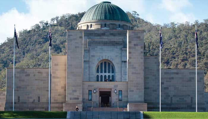 The decision to remove the Chinese-made cameras installed in the National War Memorial National War Memorial of Australia