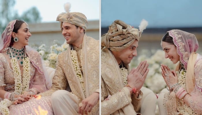 Siddharth Malhotra and Kiara Advani's beautiful wedding moments Photos, Instagram