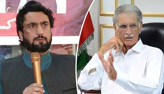 Pervez Khattak and Shehryar Afridi submitted a fine of Rs 50, 50 thousand Pervez Khattak and Shehryar Afridi—File photo