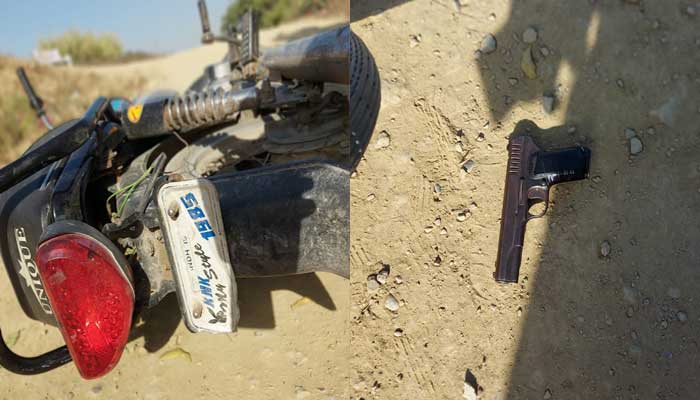 2 accused of robbing passengers from Karachi airport arrested in police encounter Photo: Jang