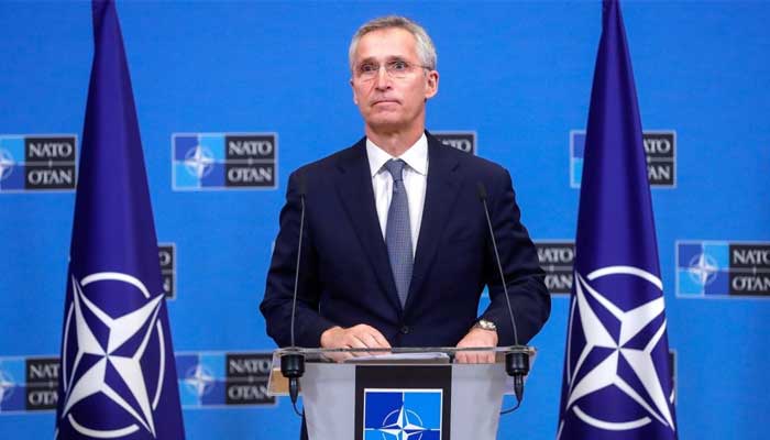 NATO Secretary General urges allied countries to increase arms production NATO Secretary General Jens Stoltenberg.
