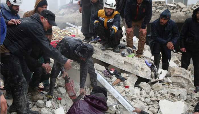 The United Nations appeals for 0 million in aid to Syria's earthquake victims The United Nations appeals for $400 million in aid to Syria's earthquake victims