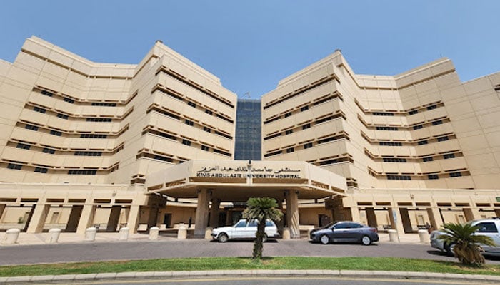A fire broke out in King Abdulaziz Hospital File photo
