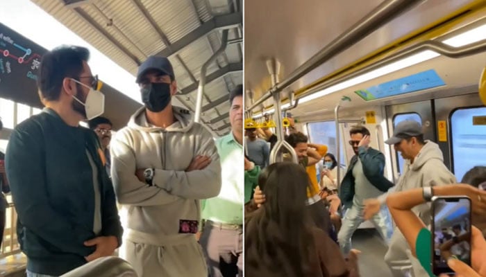 Akshay Kumar and Emraan Hashmi Dance in Mumbai Metro, Fans Surprised