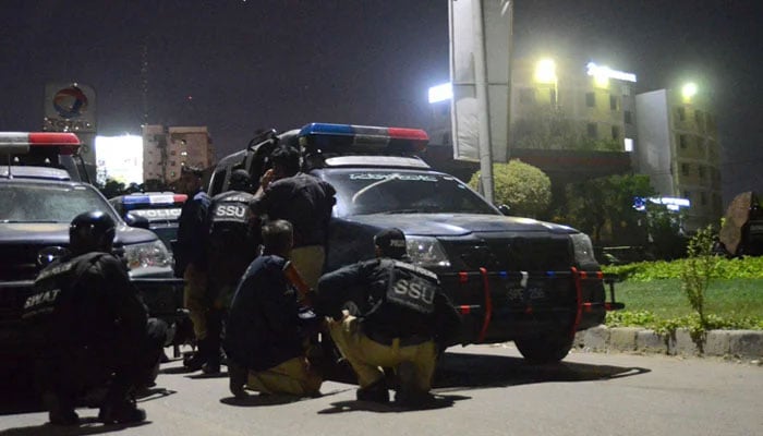 How did terrorists enter Karachi Police Office? Photo courtesy of Google