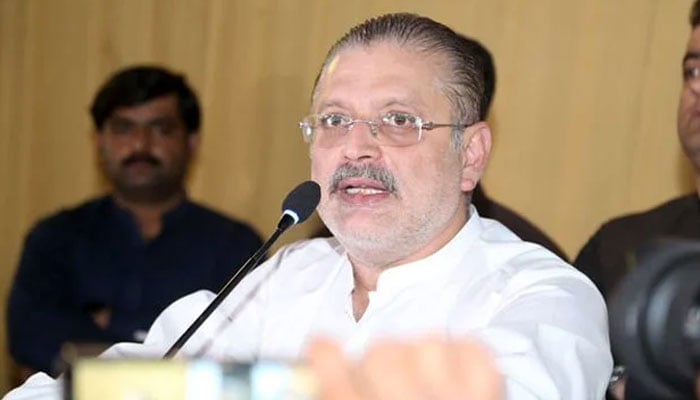 President should not act like Tiger Force member: Sharjeel Memon Sharjeel Inam Memon—File photo