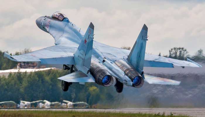 Shipment of Russia's latest fighter jets to arrive in Iran soon, US newspaper Russian Su-35 fighter jet.