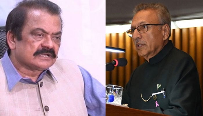 An impeachment motion can be presented against the President, Rana Sanaullah An impeachment motion can be presented against the President, Rana Sanaullah