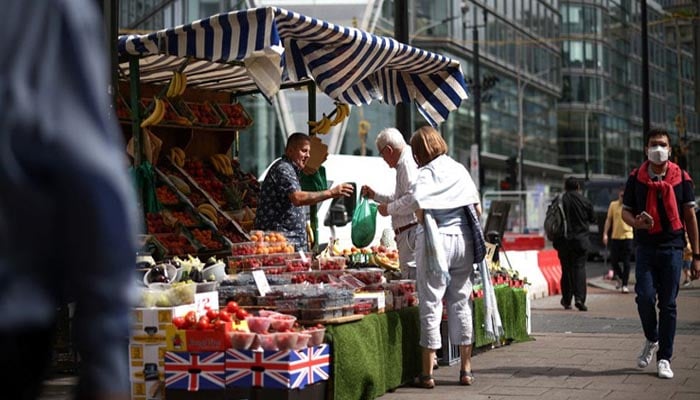 Britain, shortage of basic food items File photo