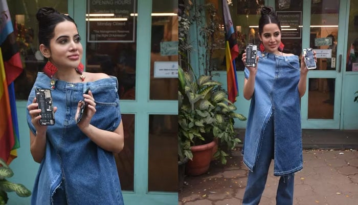 Who makes Arfi Javed's unique clothes? File photo