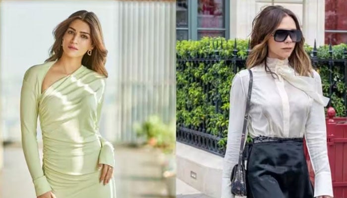 Kirti Sanon reacts to Victoria Beckham's dress compliment Kirti Sanon reacts to Victoria Beckham's dress compliment