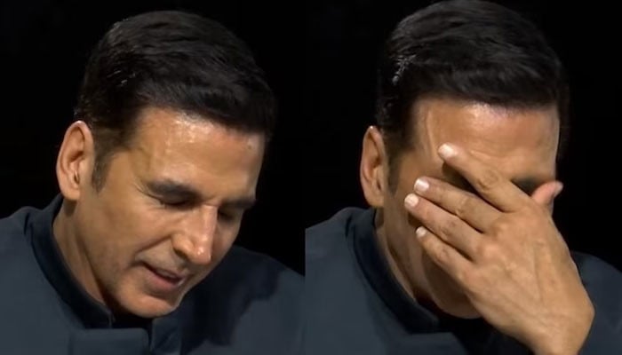 Akshay Kumar broke down in tears during the talk show after hearing about the failure of the films