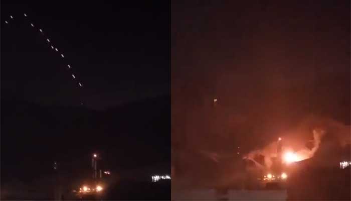 Heavy blasts late at night in Iran, alleged retaliatory fire by air defense system Heavy blasts late at night in Iran, alleged retaliatory fire by air defense system