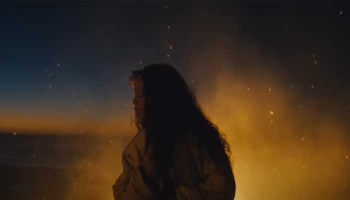 A look by Rihanna in the official video for Lift Me Up.