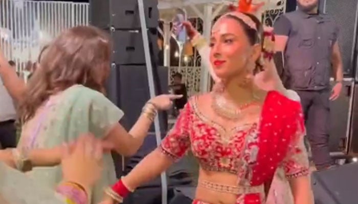 Ushna Shah's dance on her wedding, video viral