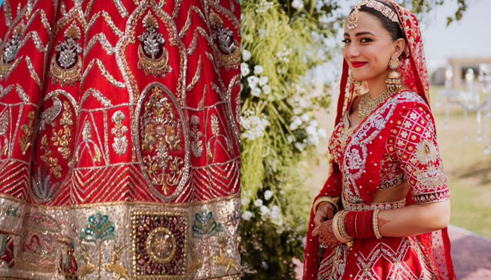 Ishna Shah's wedding dress was inspired by whom?