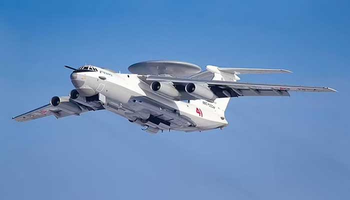 Drone attack by anti-government activists, Russian spy plane destroyed Oakes Berif A-50U aircraft, file photo