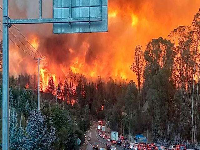 23 dead in deadly Chilean forest fires;  979 injured