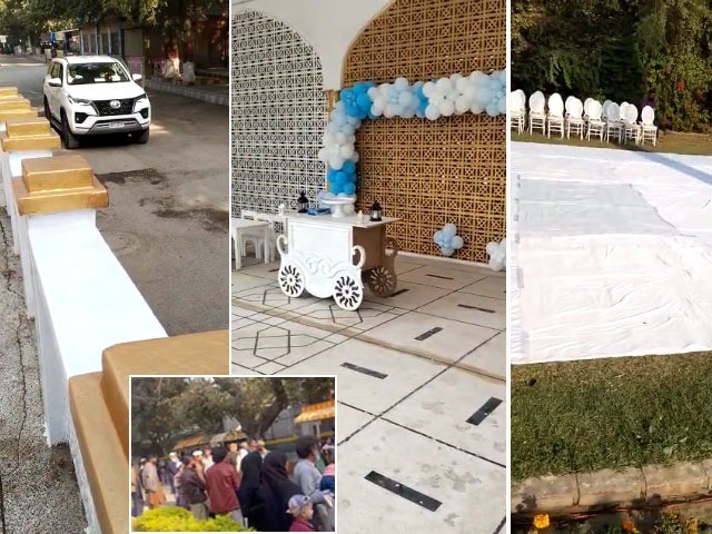 Government officer's daughter's birthday, Karachi Zoo closed for citizens Seeing the additional police force, panic spread among the citizens (Photo Express).