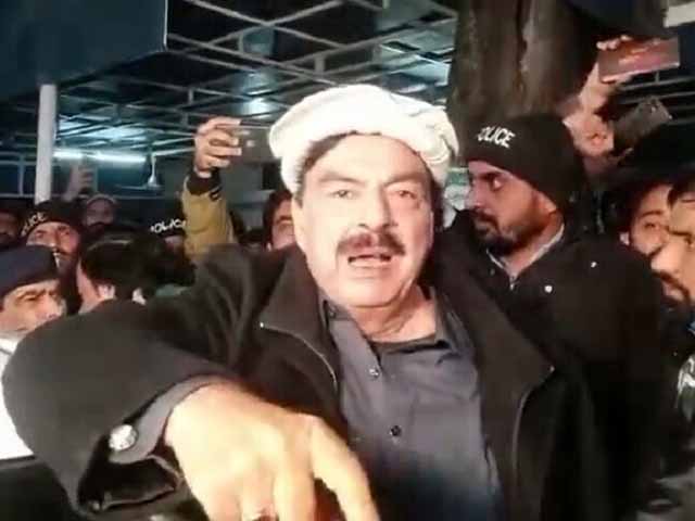 Sheikh Rasheed's post-arrest bail application filed