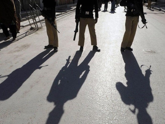 180 modern weapons and uniforms were looted from a security company in Karachi The raid on the security company was not confirmed, SHO Shah Latif - photo file
