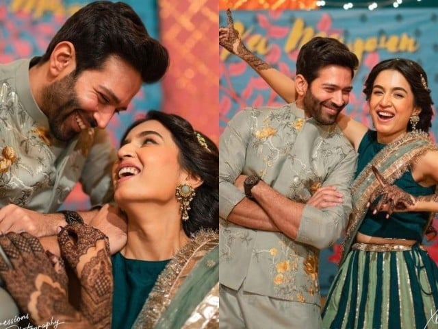 Mehndi pictures and videos of actress Hira and Arsalan Khan are viral on the internet (Photo; Instagram)