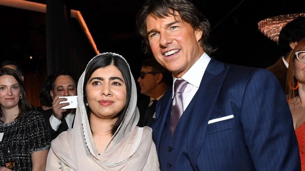 Malala Yousafzai meets Hollywood superstar Tom Cruise